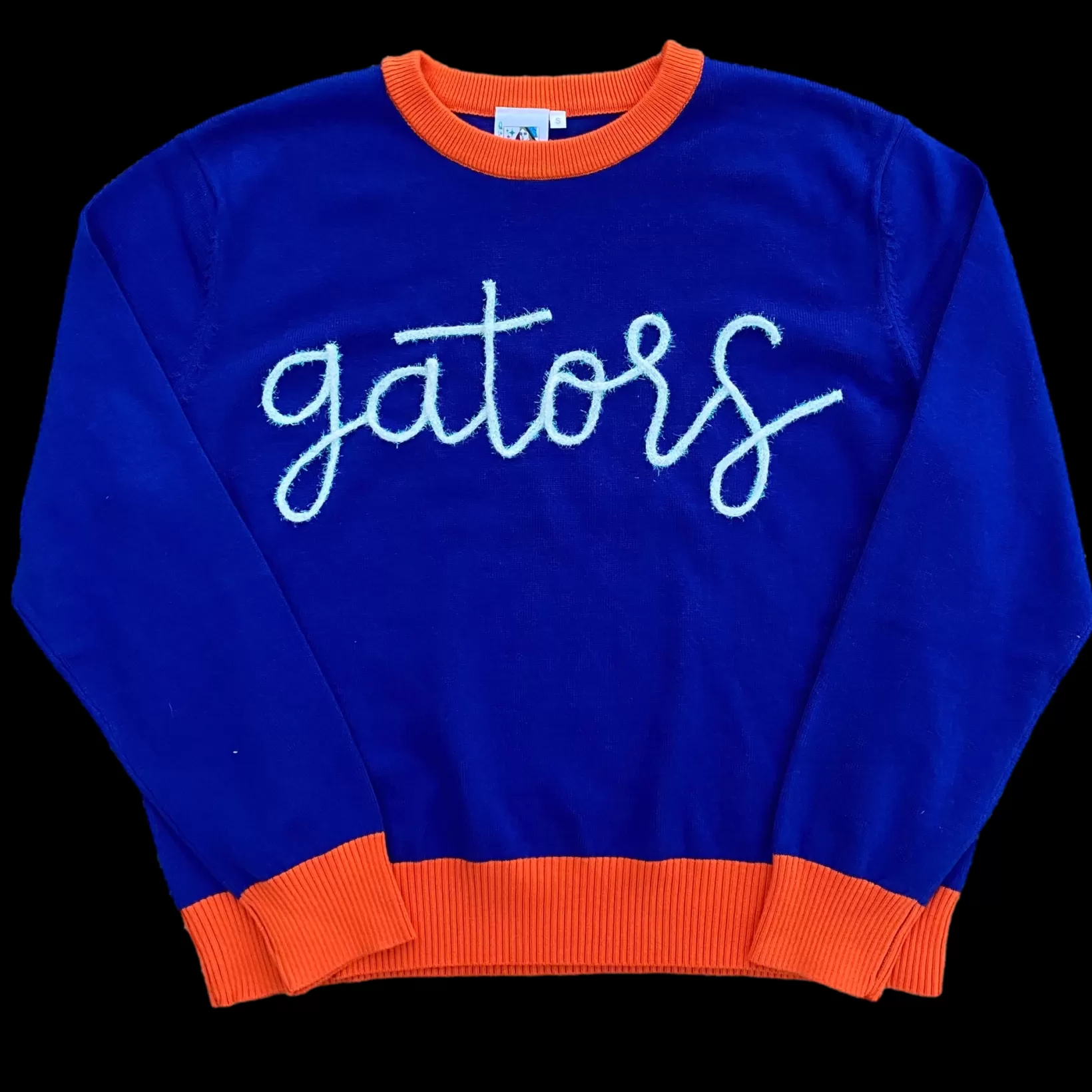 Online Queen of Sparkles Glitter Script "Gators" Long Sleeve Sweater - Licensed